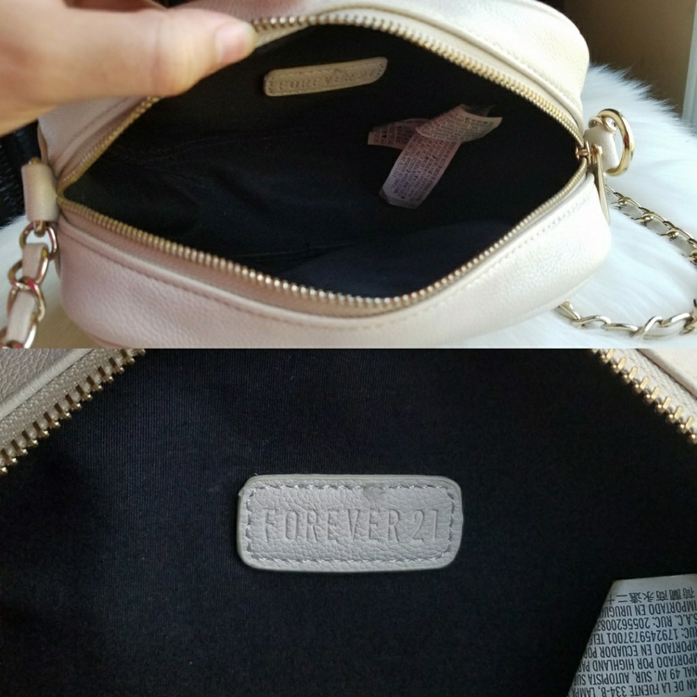 Forever 21 Quilted Gold Studded Crossbody Bag - Picture 6 of 8